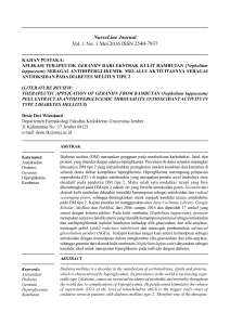 NurseLine Journal Vol. 1 No. 1 Mei 2016 ISSN 2540-7937