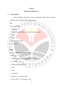 BAB III METODE PEMBAHASAN 3.1 Alat dan Bahan Dalam