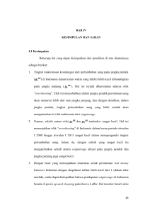 48 BAB IV KESIMPULAN DAN SARAN 4.1 Kesimpulan Beberapa