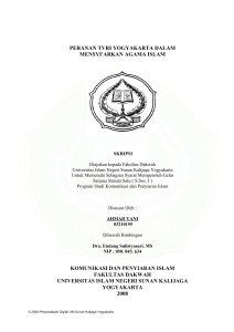 peranan televisi dalam mensyiarkan agama islam