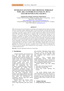 penerapan spanning tree protocol terhadap wide area - E