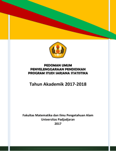 Tahun Akademik 2017-2018 - Departemen Statistika FMIPA