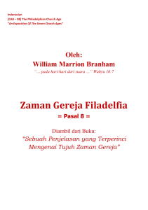 Zaman Gereja Filadelfia