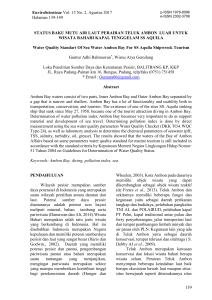 EnviroScienteae Vol. 13 No. 2, Agustus 2017