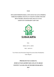 program pascasarjana jurusan manajemen keuangan syariah