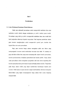 Bah 1 Pendahuluan 1.1. Latar Belakang Penentuan Pokok Bahasan