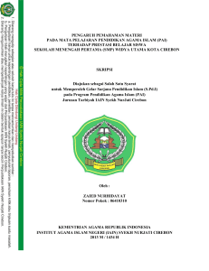 daftar isi - Repository - IAIN Syekh Nurjati Cirebon