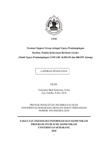 Studi Upaya Pendampingan LSM LRC