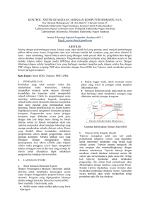 KONTROL SISTEM KEAMANAN JARINGAN KOMPUTER