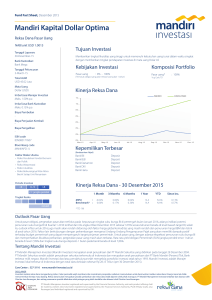 Mandiri Kapital Dollar Optima