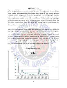 Analisis Disparitas Inflasi antar Daerah di Indonesia Tahun 2008