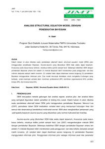 105 analisis structural equation model dengan