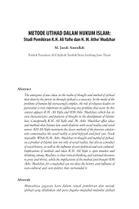 metode ijtihad dalam hukum islam - e
