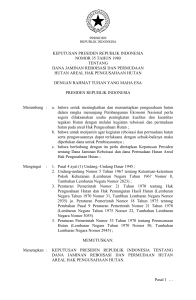 keputusan presiden republik indonesia nomor 35 tahun 1980