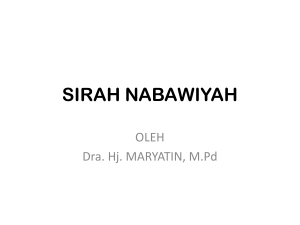 SIRAH NABAWIYAH