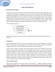 Dasar Sistem Operasi - Official Site of DODY PERNADI