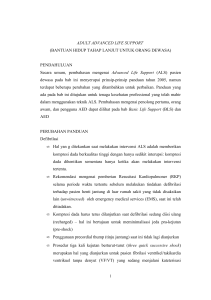 ADULT ADVANCED LIFE SUPPORT (BANTUAN HIDUP