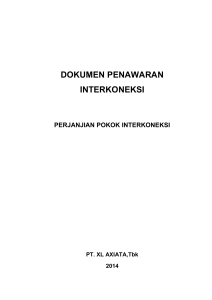 Perjanjian Pokok Interkoneksi 2014