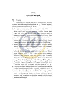 BAB V SIMPULAN DAN SARAN 5.1 Simpulan Berdasarkan hasil