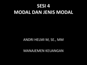 cara memperoleh modal