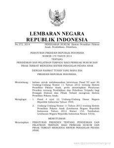 LEMBARAN NEGARA REPUBLIK INDONESIA