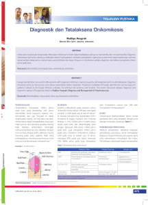 Diagnostik dan Tatalaksana Onikomikosis