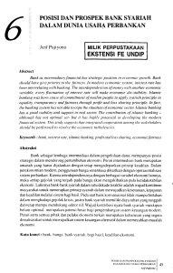 6 posisi dan prospek bank syariah dalam dunia