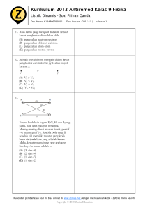 Kurikulum 2013 Antiremed Kelas 9 Fisika