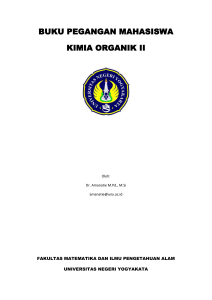 buku pegangan mahasiswa kimia organik ii