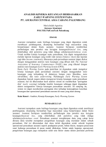 analisis kinerja keuangan berdasarkan early warning system pada