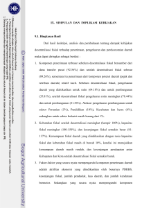 Dampak Kebijakan Desentralisasi Fiskal Terhadap