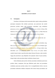 BAB V KESIMPULAN DAN SARAN 5.1 Kesimpulan Penelitian ini