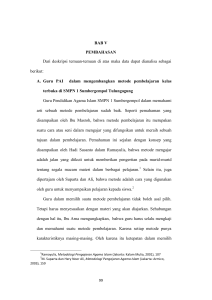 BAB V PEMBAHASAN Dari deskripsi temuan