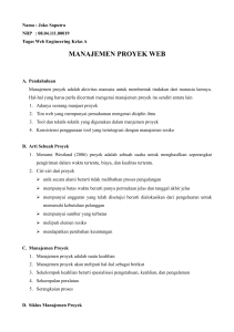 MANAJEMEN PROYEK WEB