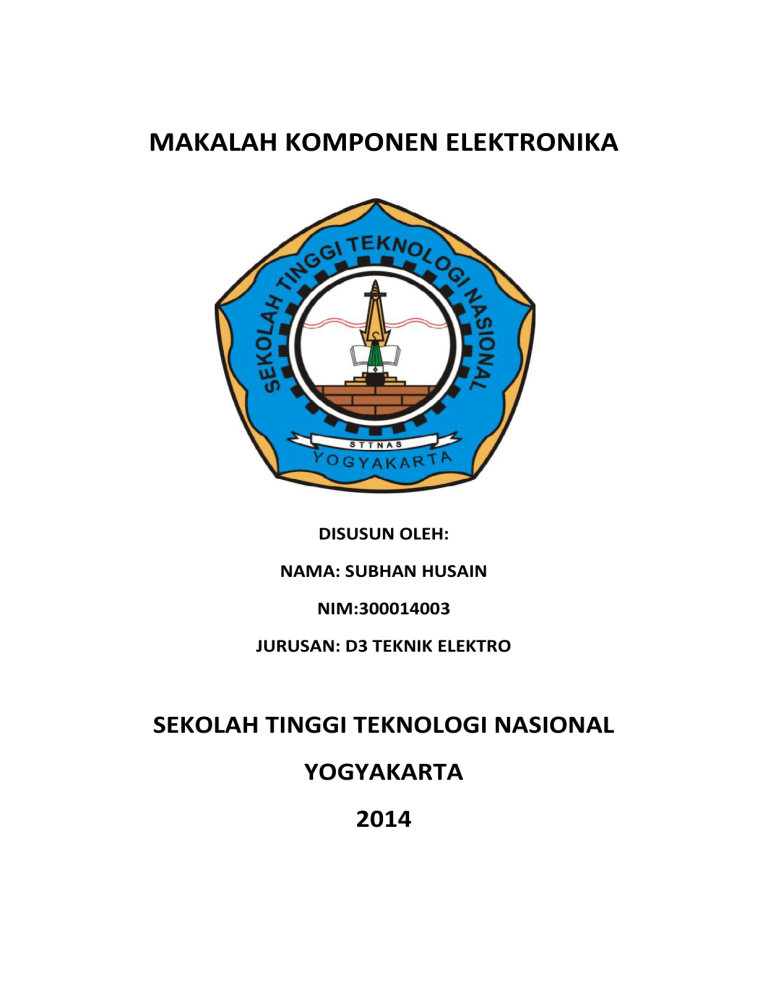 Makalah Komponen Elektronika