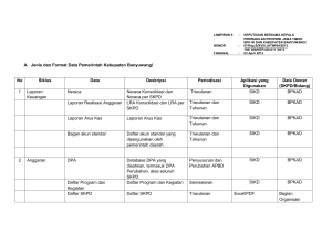 A. Jenis dan Format Data Pemerintah