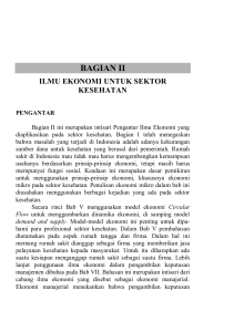 bagian ii - Kebijakan Kesehatan Indonesia