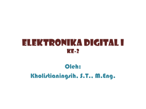 ELEKTRONIKA DIGITAL I-KE