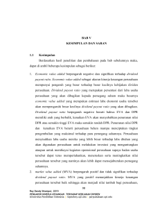 BAB V KESIMPULAN DAN SARAN 1.1