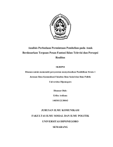 Analisis Perbedaan Permintaan Pembelian pada