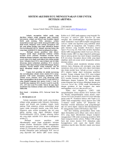 sistem akuisisi ecg menggunakan usb untuk deteksi