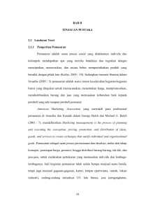 10 BAB II TINJAUAN PUSTAKA 2.1 Landasan Teori 2.1.1