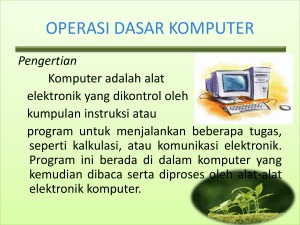 operasi dasar komputer