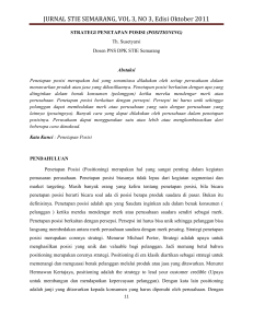 JURNAL STIE SEMARANG, VOL 3, NO 3, Edisi