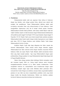 HUKUM ISLAM DAN PERUBAHAN SOSIAL