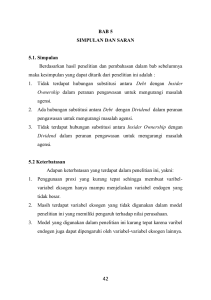 BAB 5 SIMPULAN DAN SARAN 5.1. Simpulan Berdasarkan hasil