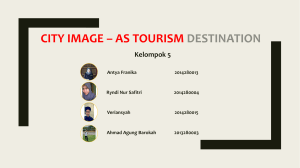 city image – as tourism destination