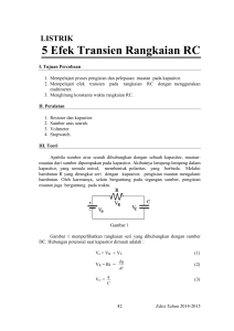 5 Efek Transien Rangkaian RC