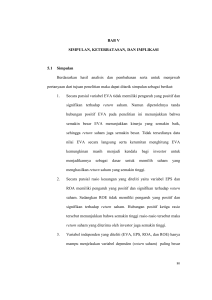 BAB V SIMPULAN, KETERBATASAN, DAN IMPLIKASI