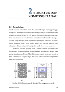 STRUKTUR DAN KOMPOSISI TANAH